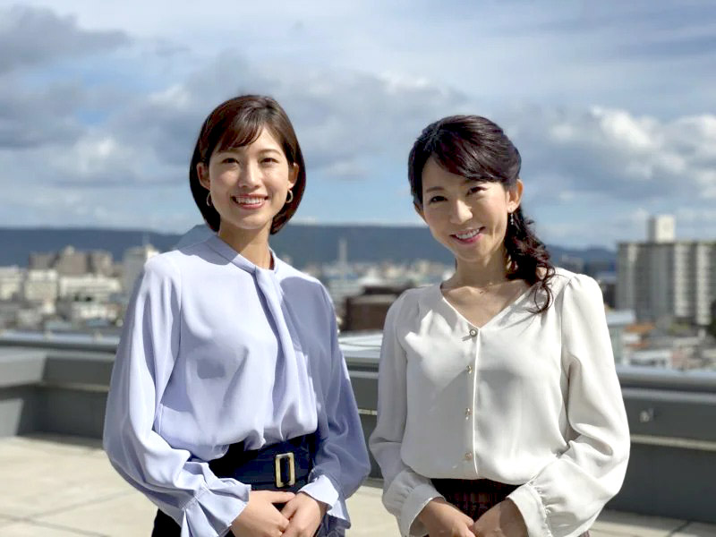 高松本社の屋上で「News Park KSB」の ビジュアル撮影をしました